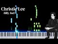Billy Joel - Christie Lee - Piano Tutorial