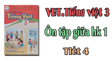 Vở bài tập tiếng việt lớp 3 sách cánh diều bài 5 Ôn tập giữa học kì 1 Tiết 4 Trang 41