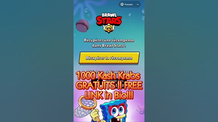 1000 Kash Krabs GRATUITS !! 1000 Kash Krabs FREE!!  LINK IN DESCRIPTION.#brawlstars #kashkrabs#free