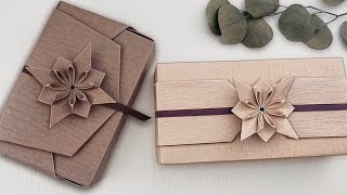 Gift Wrapping | How to Wrap a Gift Box + Origami Flower Tutorial (2022 Update)