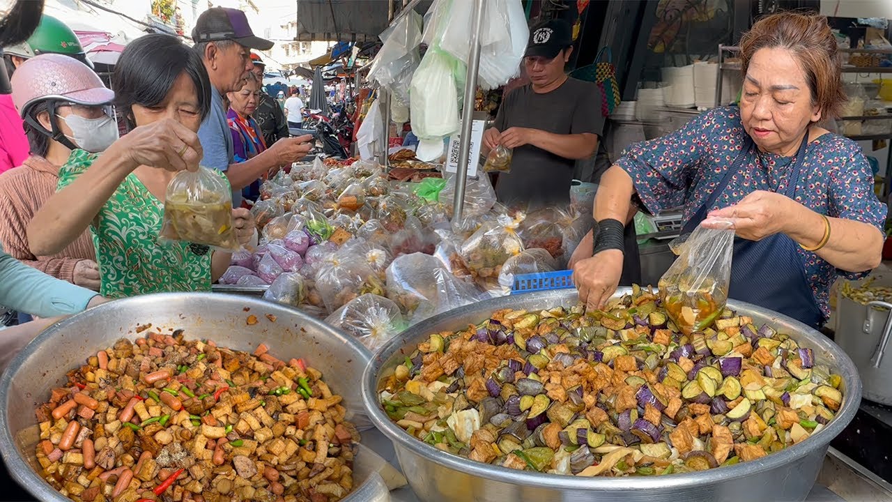 Thiên đường Quán CHAY đóng túi đồng giá 10k Nấu Chín hơn 30 món bà con tranh thủ mua sớm vì sợ hết