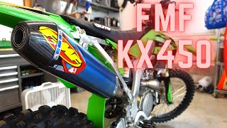 2019 - 2022 Kawasaki KX450 FMF 4.1 Vs. Stock Exhaust