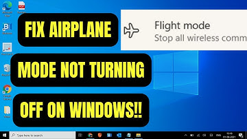 How To Turn Off Airplane Mode On Windows 11/10 [EASY FIX]