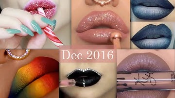 Lipstick Tutorials ♥  [Dec 2016 Compilation] ♥