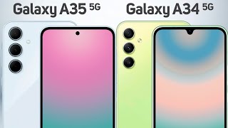 Samsung Galaxy A35 5G vs Samsung Galaxy A34 5G Comparison