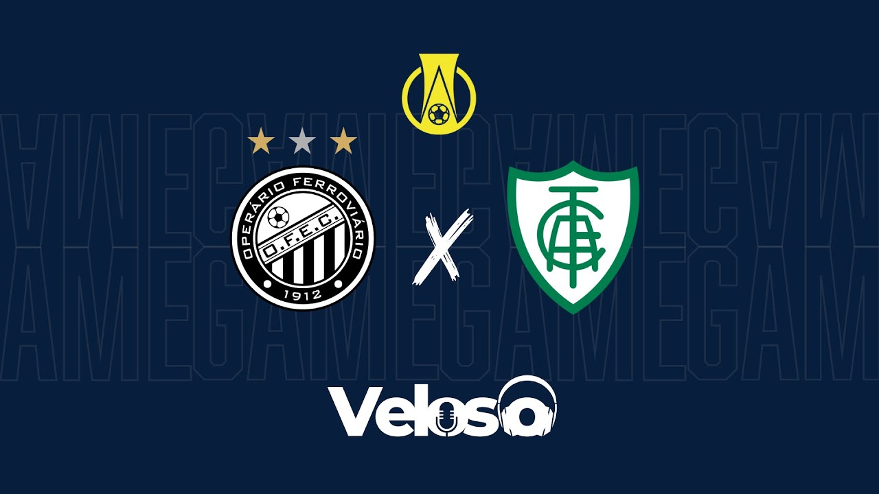 OPERÁRIO FERROVIÁRIO X AMÉRICA MG PELO BRASILEIRÃO SÉRIE B NA VELOSO ...