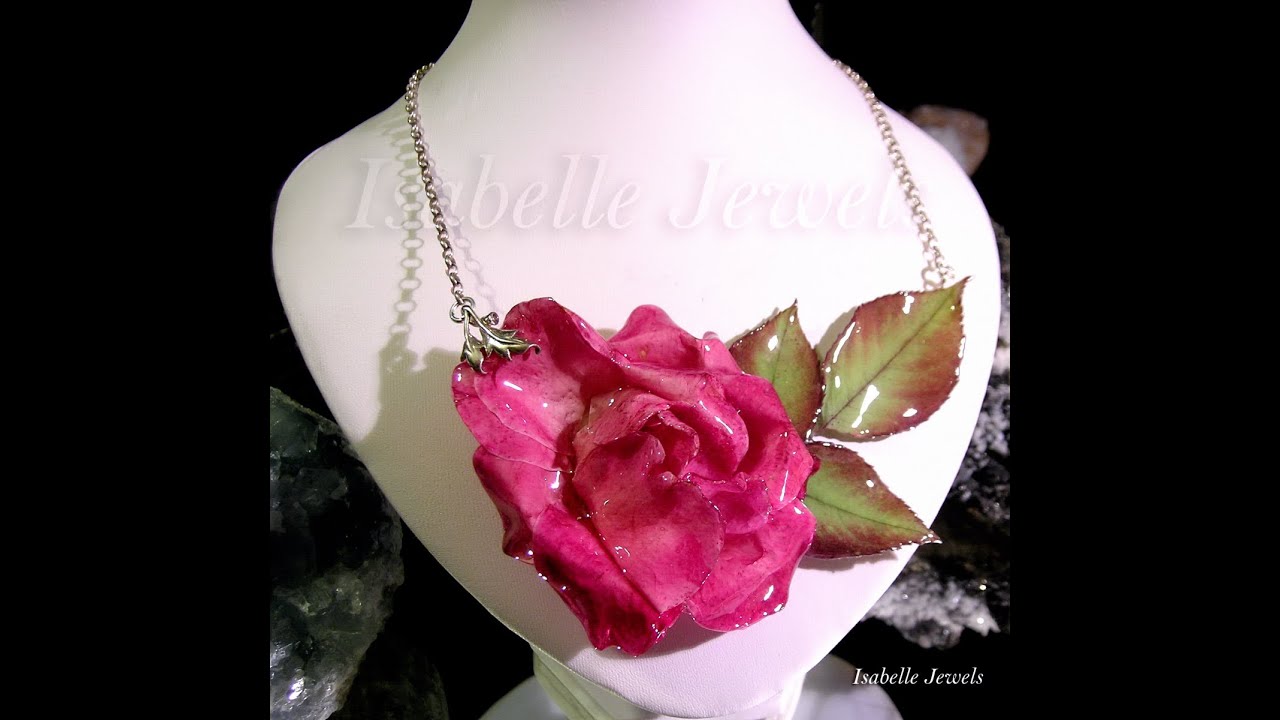 Fiori vetrificati, gioielli con fiori veri, creazioni resina epoxy resin  art, Idee regalo gift ideas - YouTube