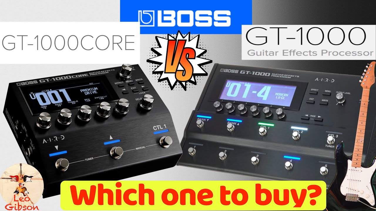 BOSS GT 1000 vs GT 1000 core: which one to buy?