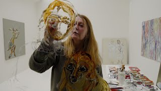 Watch artist Meta Isæus-Berlin paint a masterpiece in real time