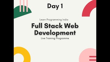 Live Training - Web Development Introduction - 02 | Jahid Momin | Programming | Hindi | India