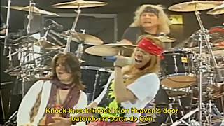 Video thumbnail of "GUNS N' ROSES - KNOCKIN' ON HEAVEN'S DOOR (LEGENDADO EM PT)"