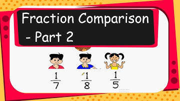 Maths - Fraction Comparison - Part 2 - English