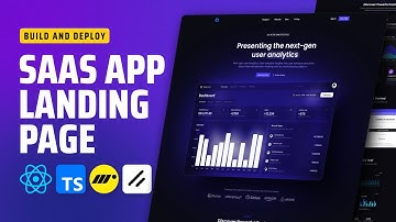 Create a Stunning SaaS Landing Page with React & Tailwind