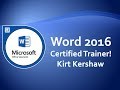 Microsoft Word 2016: Create Paper and Electronic Forms