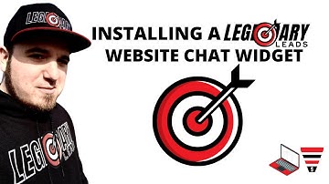 Adding A Legendary Leads Chat Widget To Your Website And Setting Up Notifications
