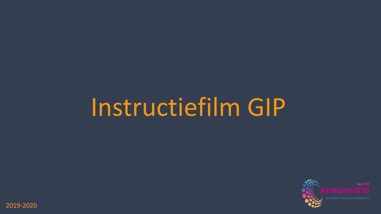 instructiefilm over GIP 4 Inleiding - YouTube