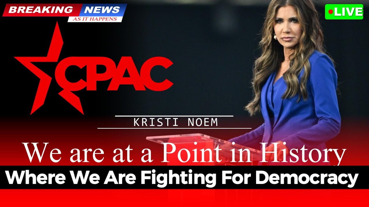 Kristi Noem Calls Polish Mayor a ‘Train Wreck’ | LIVE CPAC Warsaw Highlights