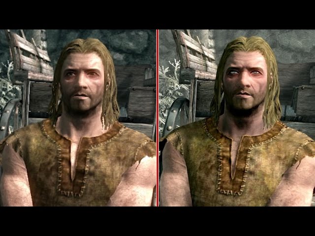 Skyrim Graphics Comparison: PS3 vs. PS4 