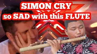 Simon Crying hearing this flute|X-FACTOR GLOBAL | PARODY|