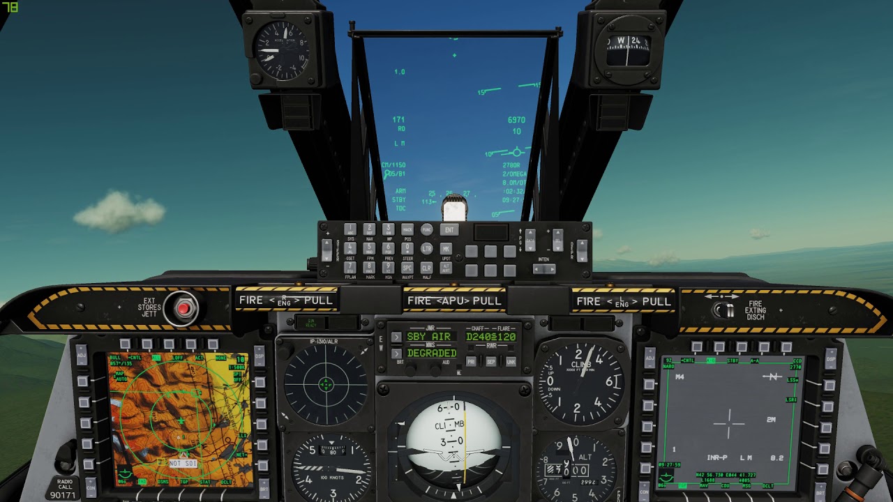 DCS A10 Dynamic HUD Symbology with different SOI’s TGP, TAD and HUD