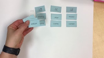 Words Their Way- Syllables and Affixes Sort 8 y+ inflected endings