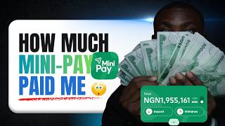 MINI-PAY paid me this for saving ₦1.9 Million