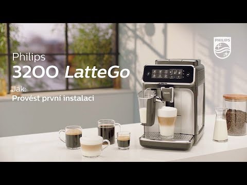 Philips 3200 LatteGo: Jak provést první instalaci