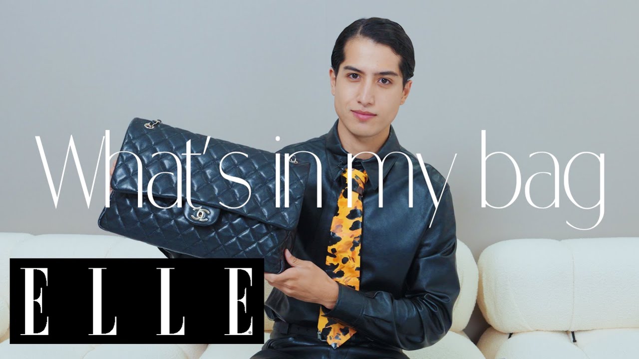 【kemio】バッグの中身を公開！　個性溢れるおしゃれアイテムとトークに注目💙｜What's in my bag｜ELLE Japan