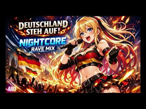 Deutschland steh auf ⚡ Nightcore Rave Mix | Epic German Power Song | 170 BPM