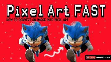 How to convert ANY image into Pixel Art in Seconds (Free & Online!) + Aseprite
