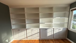 Built In Bookcase Step by Step Start 2 Finish