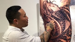 Phỏng vấn Artist TRUNG TADASHI | The frist solo exhibition NGHỆ THUẬT XĂM by Artist Trung Tadashi