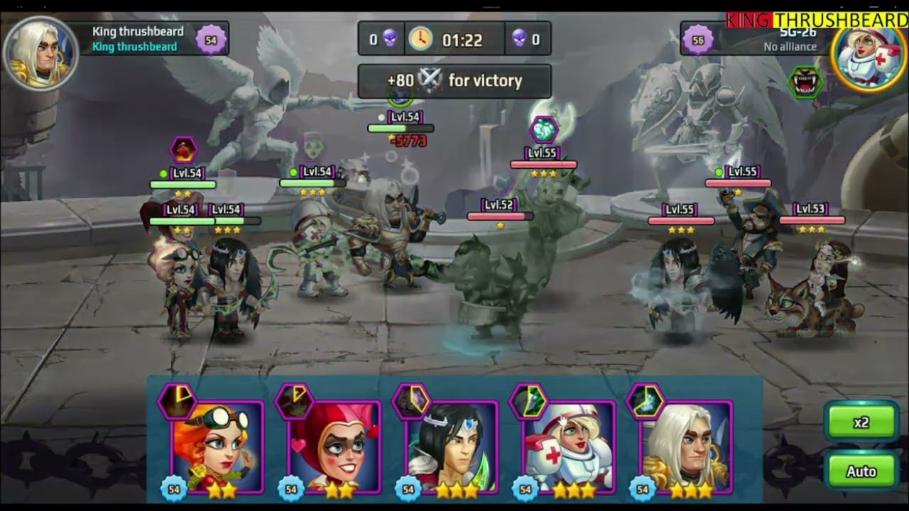 Kingthrushbeard fight only fight BATTLE ARENA