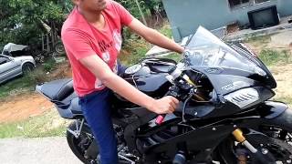 YAMAHA R6 test drive sound crazy