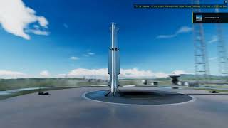Savobooster V2 RTLS landing at SAL&LF