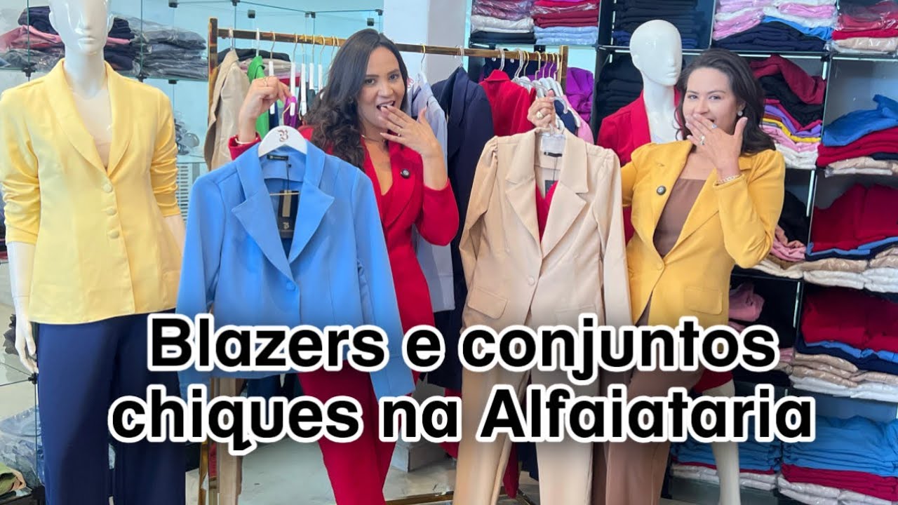 😍Blazer e conjuntos chiques na alfa alfaiataria /￼ Fábrica em Goiânia😍😍😍