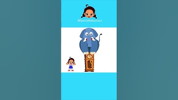 Thumbnail of 🐘 Hickory Dickory Dock with Elephant 🕰  | Nursery Rhymes | Little Wave Songs - Baby Coco