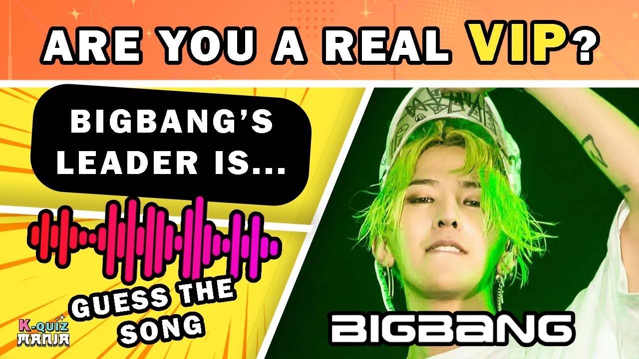 BIGBANG QUIZ: Can You Pass This BIGBANG Super Fan Quiz? 💛🎼K-POP GAME 2025