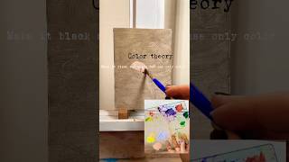 Color theory: Triad scheme #oilpainting