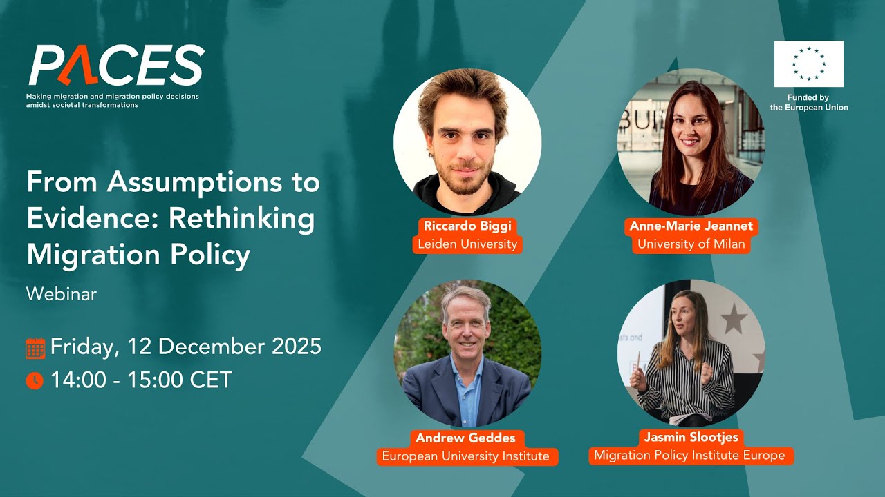 From Assumptions to Evidence: Rethinking Migration Policy | PACES Webinar series