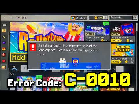 How to Fix Minecraft Marketplace Error Code C-0010 (Bedrock PC)