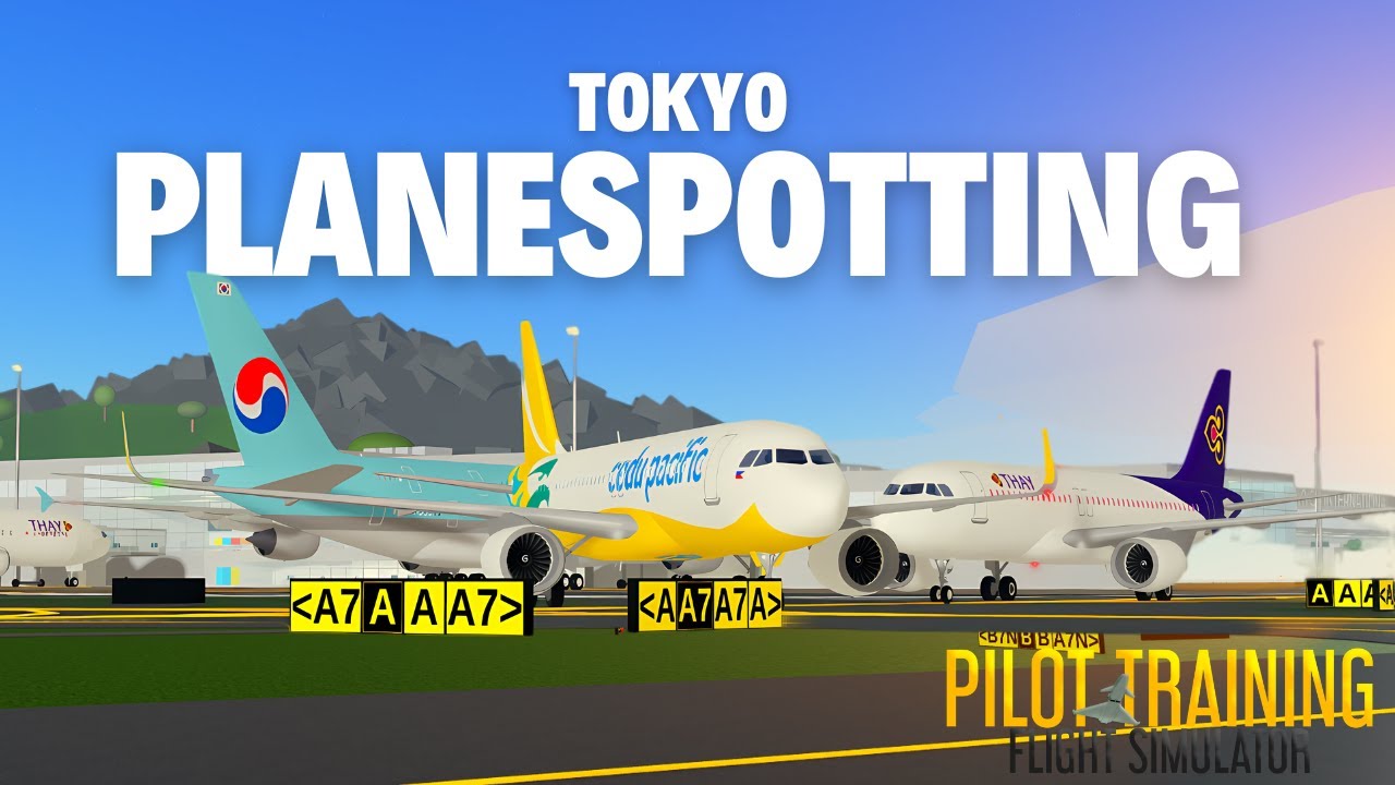 Planespotting at Tokyo ✈️ (Realistic)