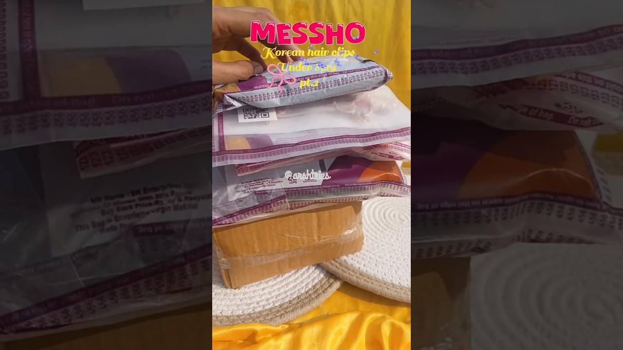 Messho*korean hair clips*🎀💗 DM to link 🔗