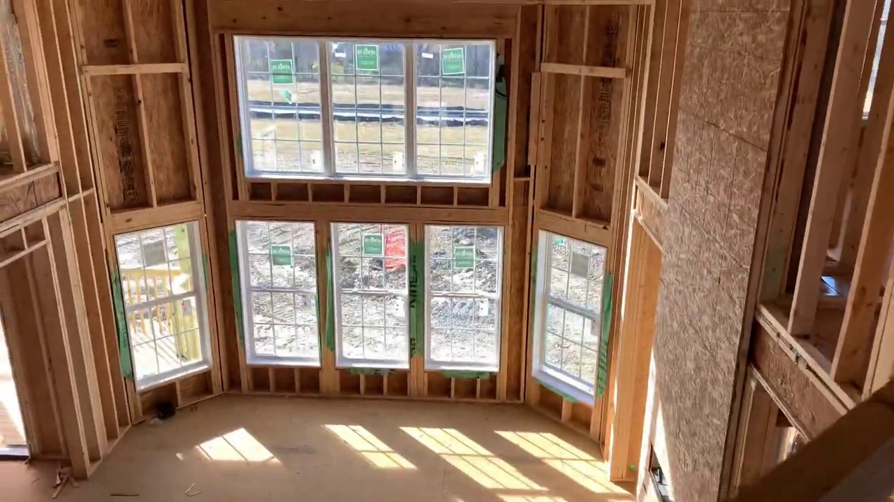 Finished Framing Hudson by Ball Homes YouTube