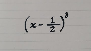 Expansion of (x-1/2)^3 || a minus b whole cube || (a-b)³=a³-3a²b+3ab²-b³ ||Algebraic Identity