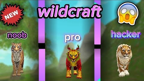 wildcraft : noob vs pro vs hacker 😂😂 , ( close to 2k subs)