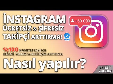 İNSTAGRAM Takipçi hilesi 2024 ÜCRETSİZ ŞİFRESİZ | 20.000+ Takipçi arttırma instagram taktiği!
