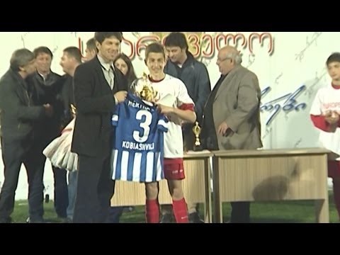 ფონდ \"კობი და მეგობრების\" ორგანიზებული საბავშვო საფეხბურთო ტურნირი