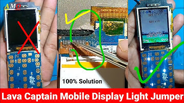 Lava Captain Display Light Jumper Lava Keypad Phone Display Light Jumper #LavaDisplayLightJumper