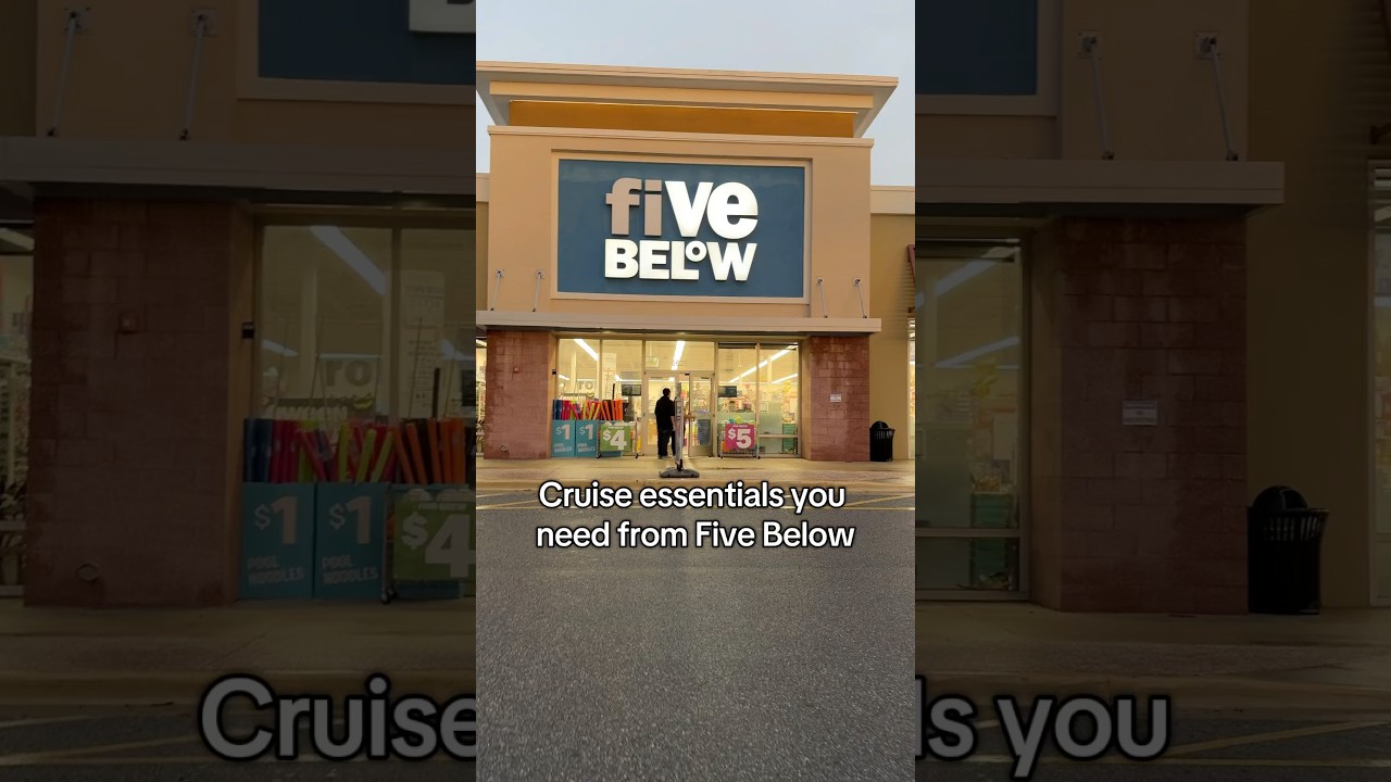 Grab these cruise essentials for your next cruise from Five Below #shorts #tips #cruise